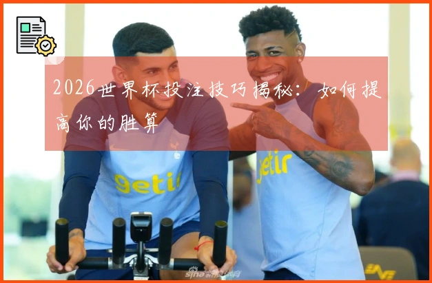 2026世界杯投注技巧揭秘：如何提高你的胜算