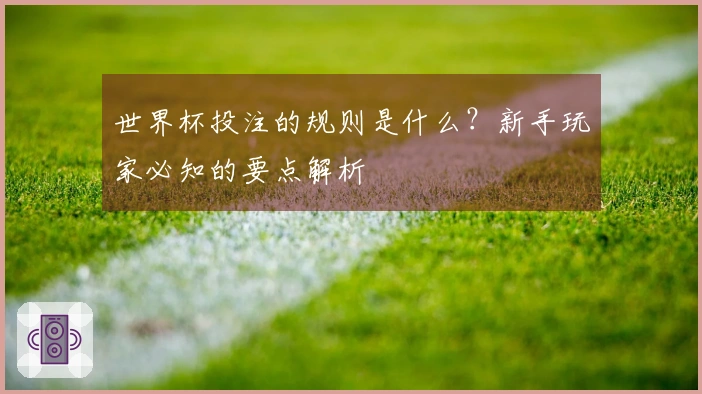 世界杯投注的规则是什么？新手玩家必知的要点解析